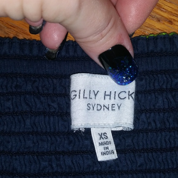 GILLY HICKS STRAPLESS FLORAL MINI DRESS - Picture 7 of 8